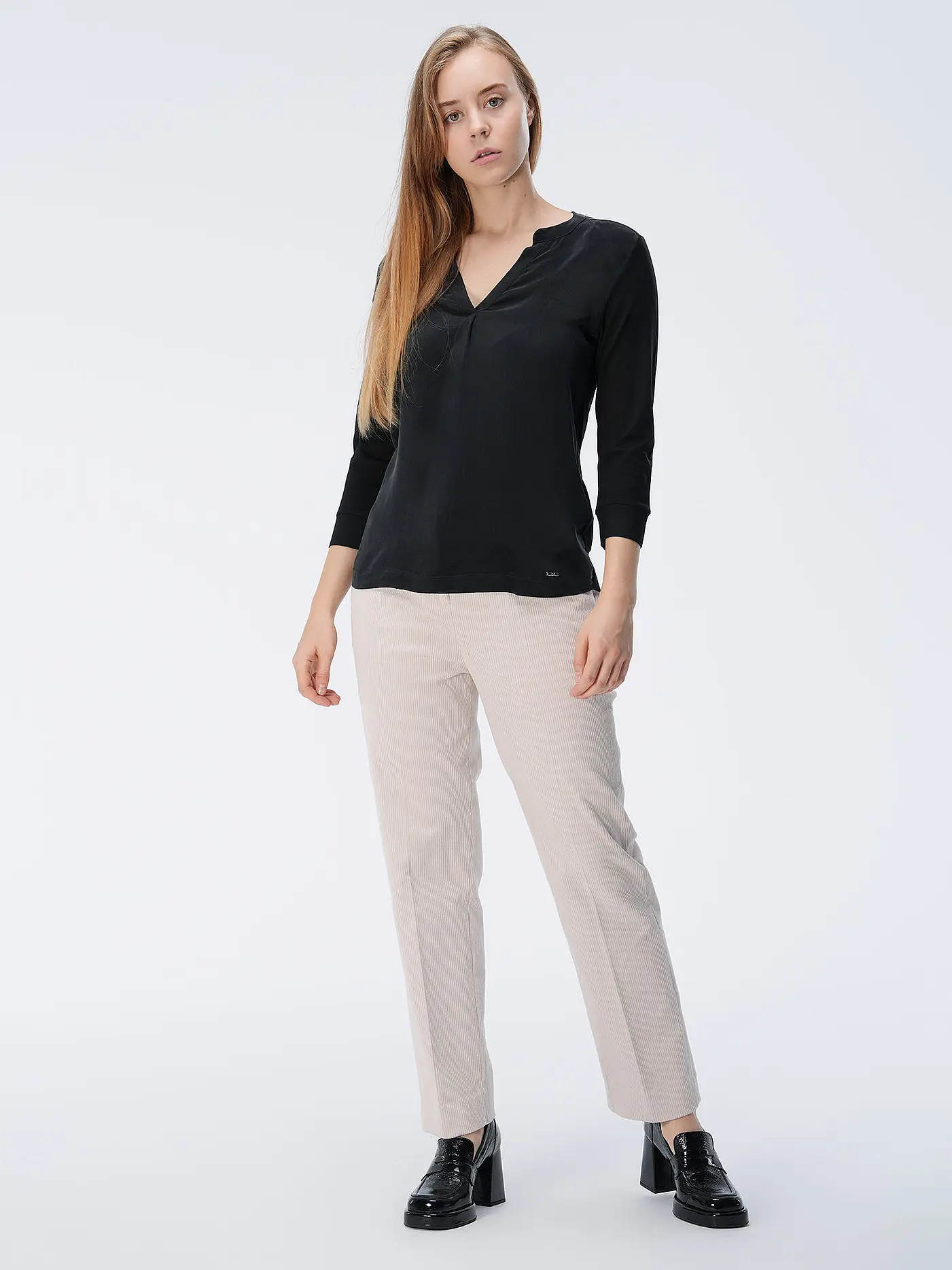 BRAX | Blusenshirt CLARISSA | schwarz